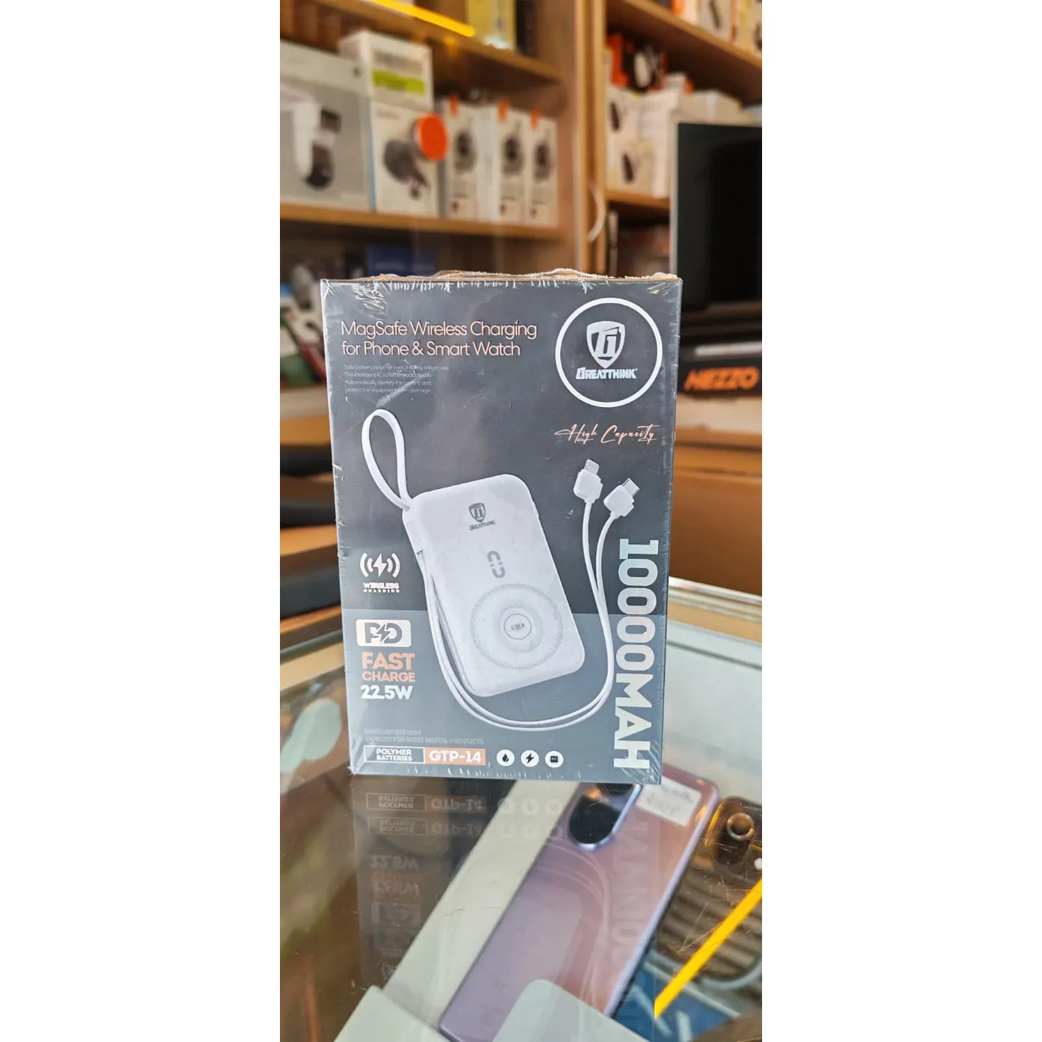 Dreatthink Power Bank MagSafe 10000 mAh 22.5W GTP-14 — Neuf au Maroc Dreatthink Power Bank MagSafe 10000 mAh 22.5W GTP-14 — Neuf au Maroc