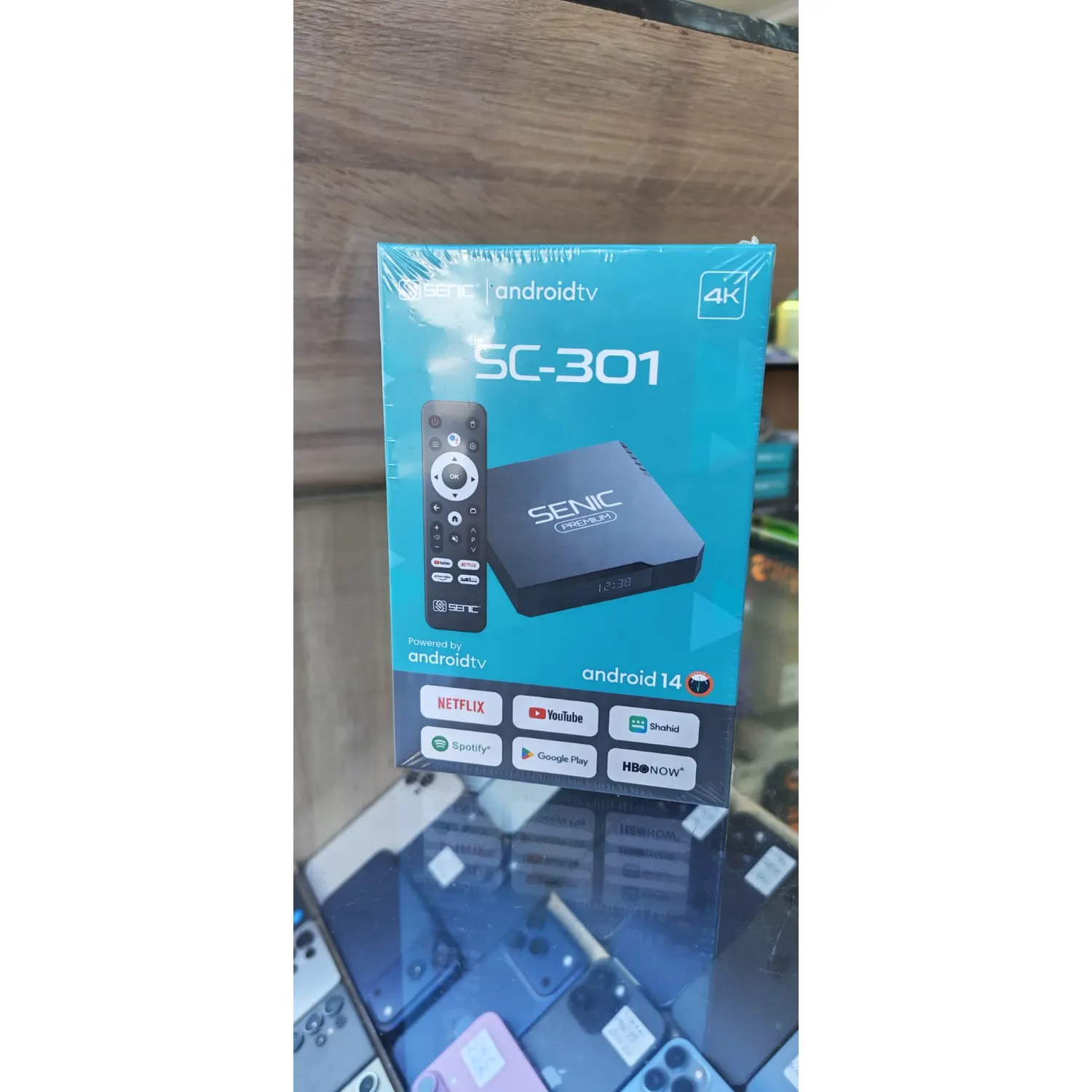 Senic SC-301 Box Android TV 4K + Abonnement 12 Mois — Neuf au Maroc Senic SC-301 Box Android TV 4K + Abonnement 12 Mois — Neuf au Maroc