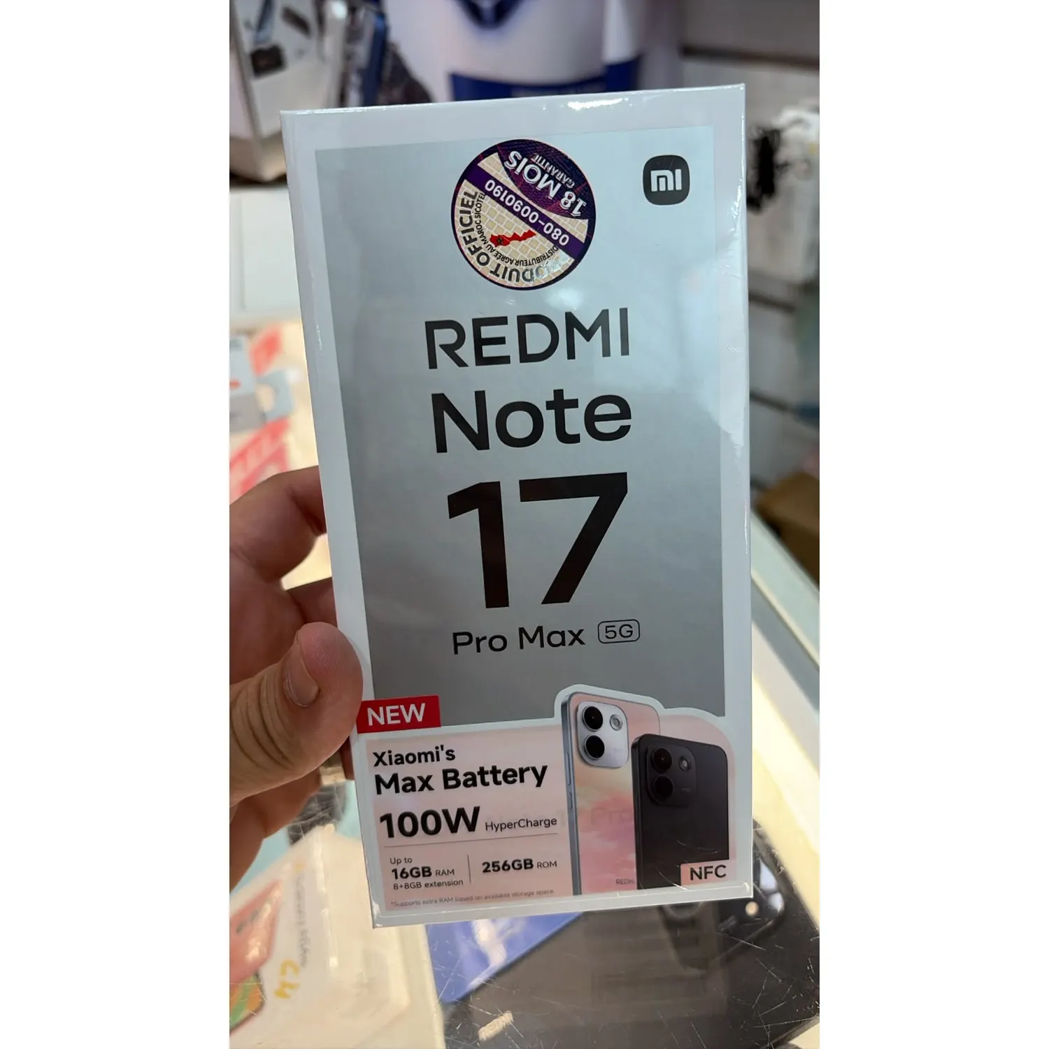 Xiaomi Redmi Note 17 Pro Max 5G 512 Go 8 Go RAM — Neuf au Maroc