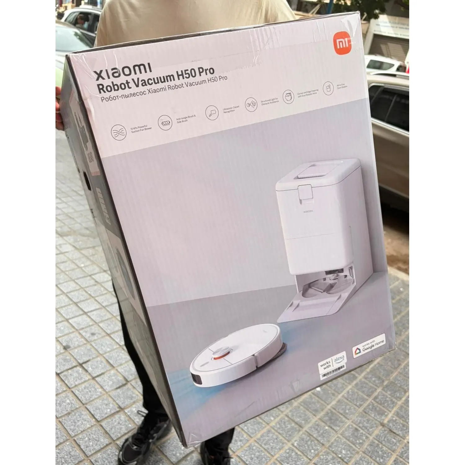 Xiaomi Robot Vacuum H50 Pro Aspirateur Robot Laveur — Neuf au Maroc Xiaomi Robot Vacuum H50 Pro Aspirateur Robot Laveur — Neuf au Maroc